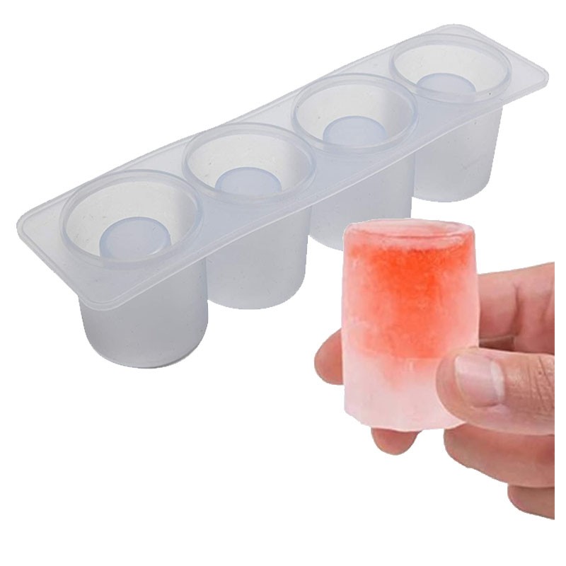 Moldes para Hielo VASOS DE CHUPITO - Silicona