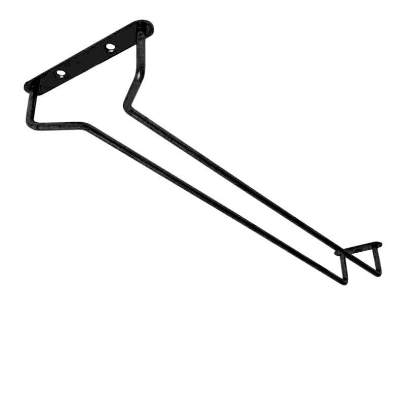 Soporte de Copas - Riel Suspendido NEGRO 41cm
