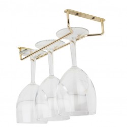 Glass Hanger Rack - BRASS plated 25,4cm