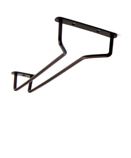 Glass Hanger Rack - Rustic BLACK 25,4cm