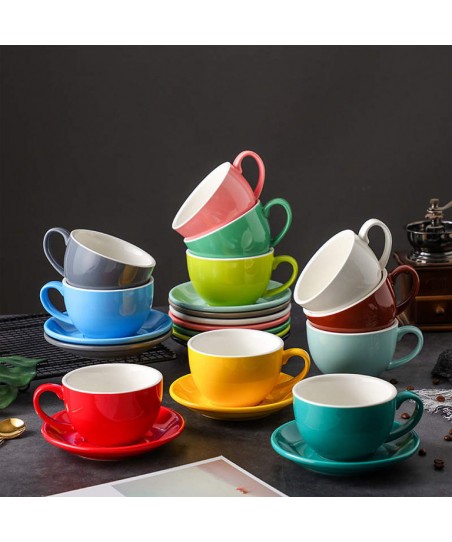 CAPPUCCINO Set [BARISTA LINE] Porcelain (Different Colors) 240ml
