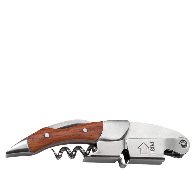 PREMIUM Corkscrew with DOUBLE STEP and ROSEWood Handle
