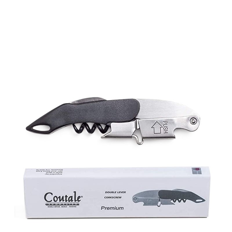 PREMIUM Sommelier [COUTALE] Corkscrew with Double Lever