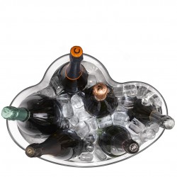 Enfriador de Champán / Vino ORGANICO 14L - Plástico TRANSPARENTE