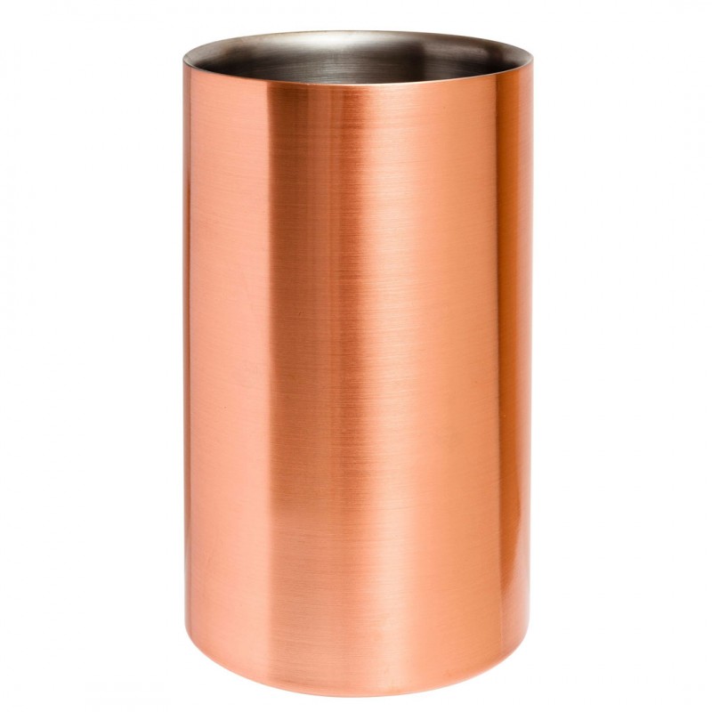 Cubo Enfriador de Vino, COBRE de Doble Pared, para 1 Botella