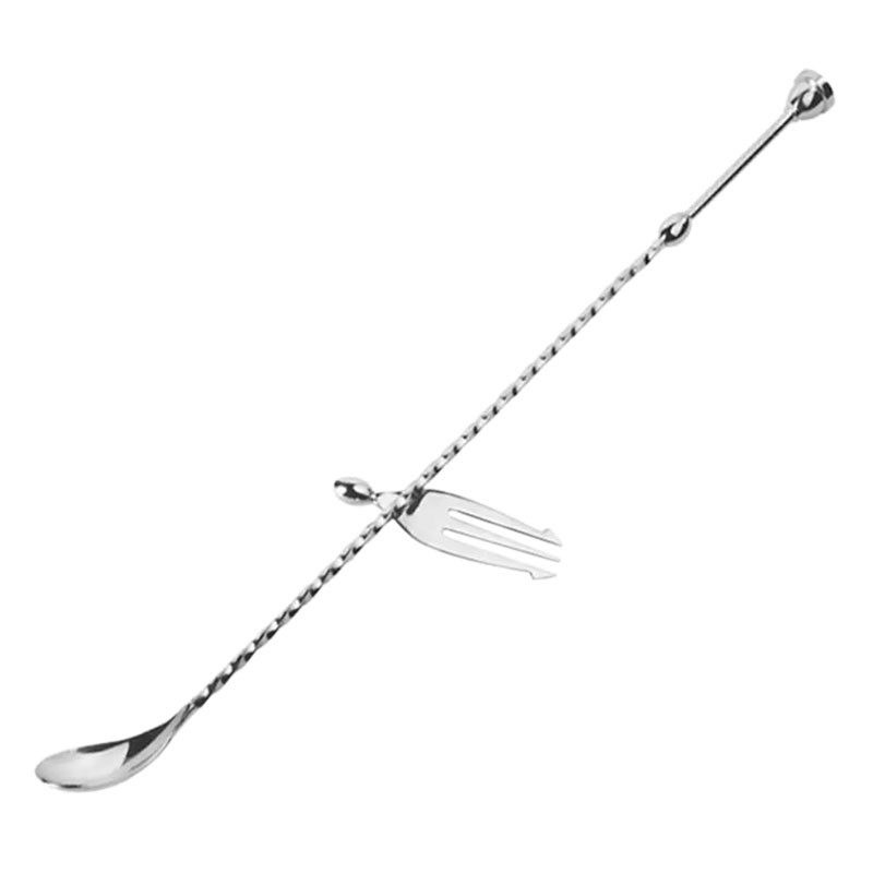 Cucharilla TEARDROP 35cm con MUDDLER y TRIDENT Intercambiables - BarSpoon
