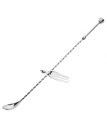 Cucharilla TEARDROP 35cm con MUDDLER y TRIDENT Intercambiables - BarSpoon