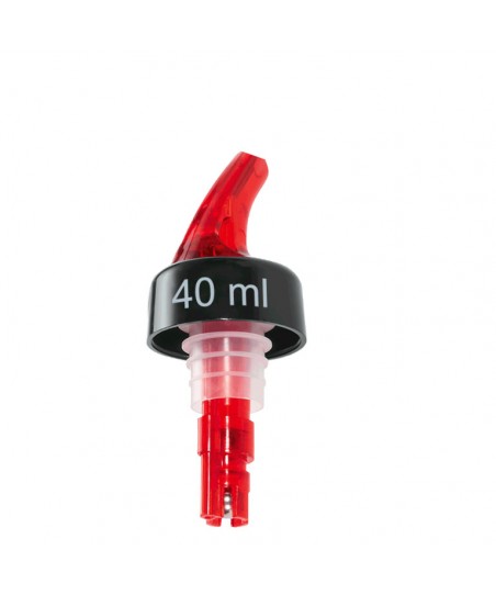 Dosificador AUTOSTOP 40ml - Tapón Vertedor Plástico con Bola Metálica - Pourer