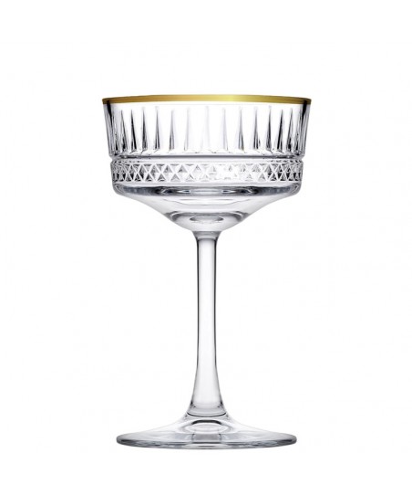 ELYSIA "GOLDEN TOUCH" Coupe glass [PASABAHCE] 260ml