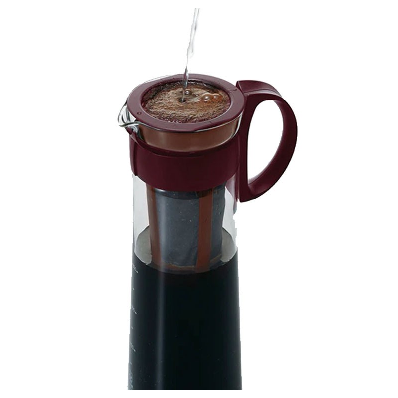 MIZUDASHI Cold Brew Coffee Pot [HARIO] MCPN-14CBR Chocolate Brown, 1L