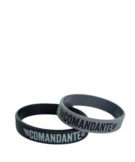BARISTA Wrist Band [COMMANDANTE] (BLACK / GRAY) Silicon