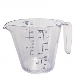 Jarra GRADUADA (Plástico) - Medidor de Volumen de 500ml