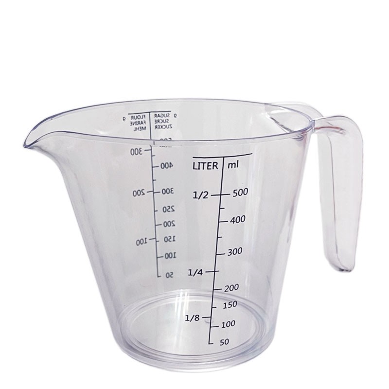 Jarra GRADUADA (Plástico) - Medidor de Volumen de 500ml