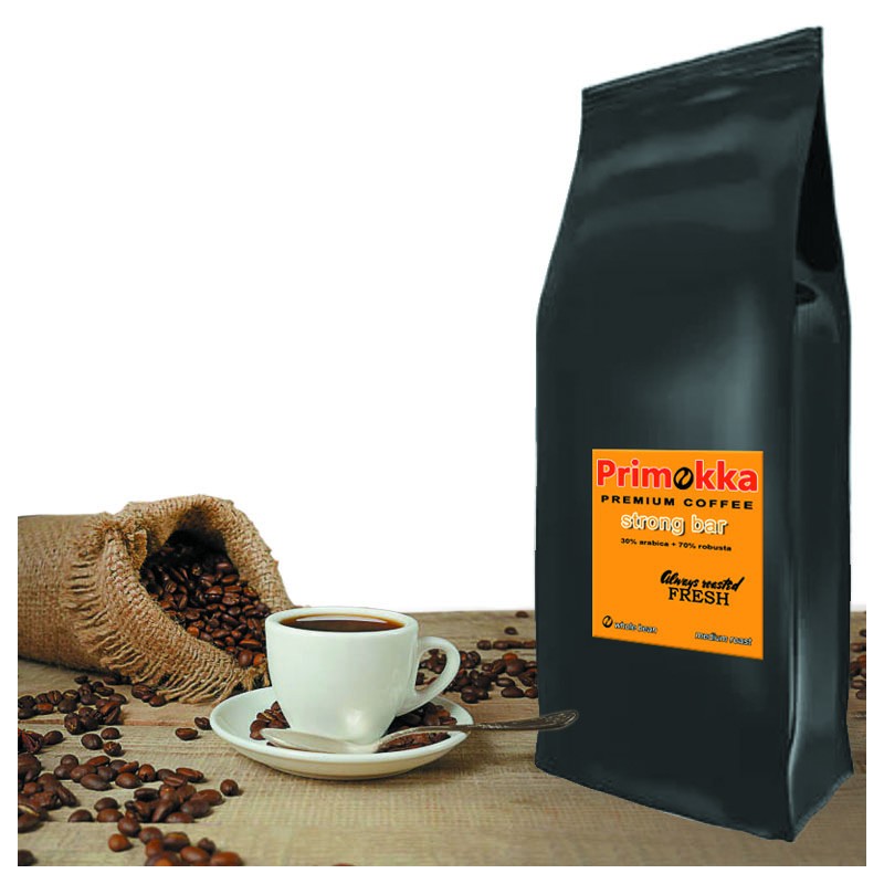 PRIMOKKA "Strong Bar" Blend [SEMIRAMIS] Coffee Beans 1Kg