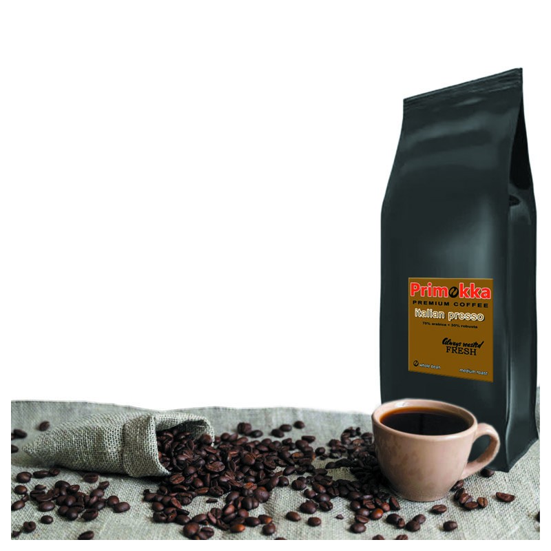 PRIMOKKA "Italian Presso" Blend [SEMIRAMIS] Coffee Beans 1Kg