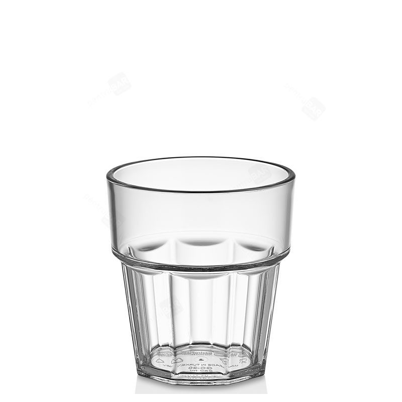 Vaso GASTRO (Policarbonato) Rocks (Transparente) 250ml