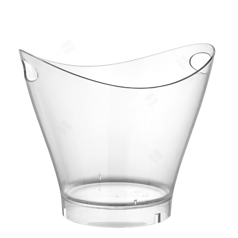 Enfriador de Champán / Vino SAN 6L (Plástico) para 1-2 Botellas transparente