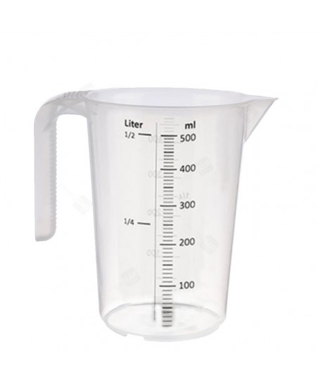 Jarra GRADUADA (Plástico) sin BPA - Medidor de Volumen de 500ml