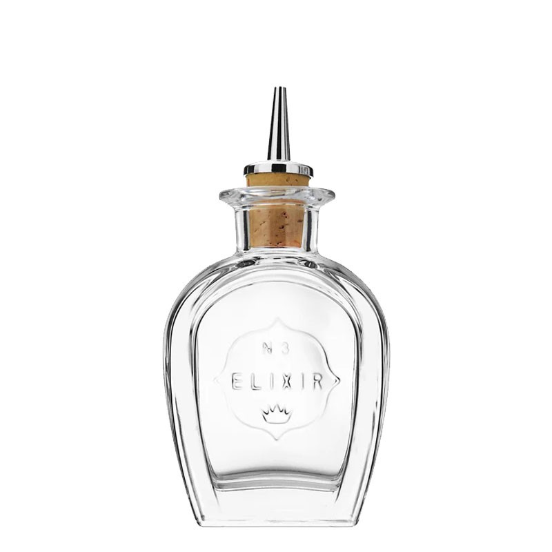 Botella Bitter ELIXIR Nr.3 [BORMIOLI] con Vertedor 100ml