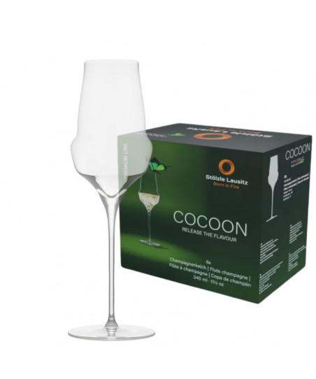 Copa COCOON (Cristal) Flauta de Champán [STÖLZLE] 340ml