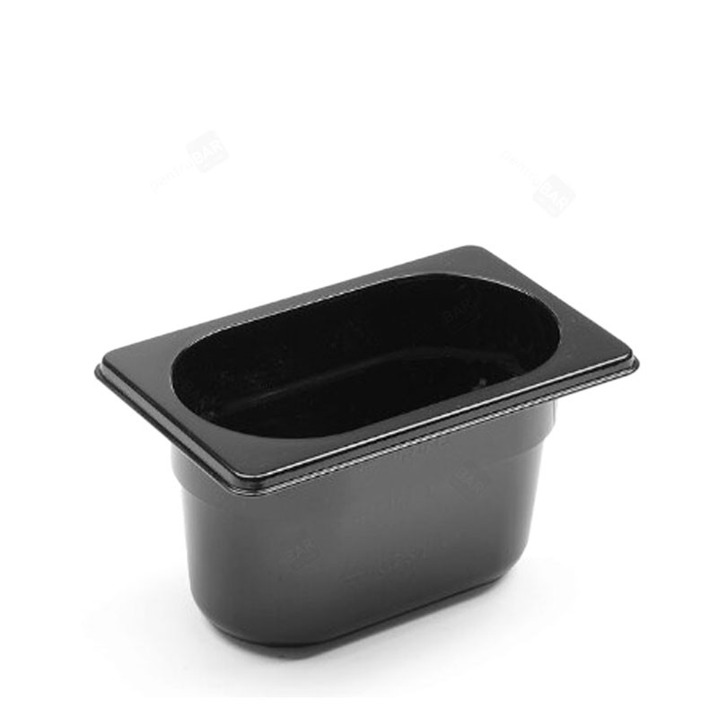 GN 1/9 Black Polycarbonate Container