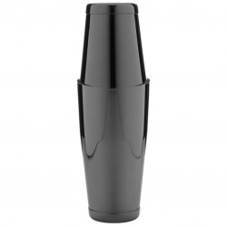 Coctelera Boston Shaker TIN +TIN GINZA NEGRO Premium [UrbanBAR] Contrapeso