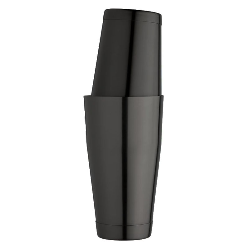 Coctelera Boston TIN-on-TIN GINZA NEGRO Premium [UrbanBAR] con Peso