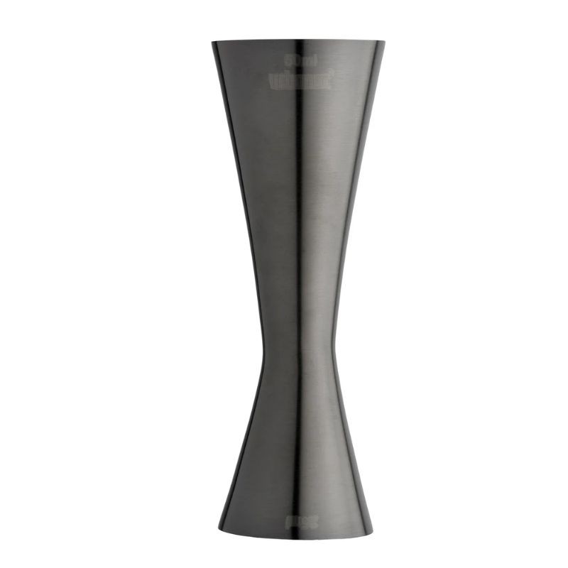 Jigger AERO 25 /50ml Premium BLACK CE Marked [UrbanBAR] Volume Measure, Metal