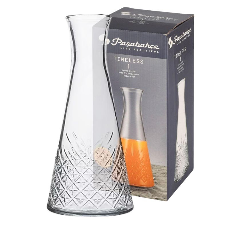 TIMELESS Carafe for Water / Lemonade / Wine [PASABAHCE] 940ml