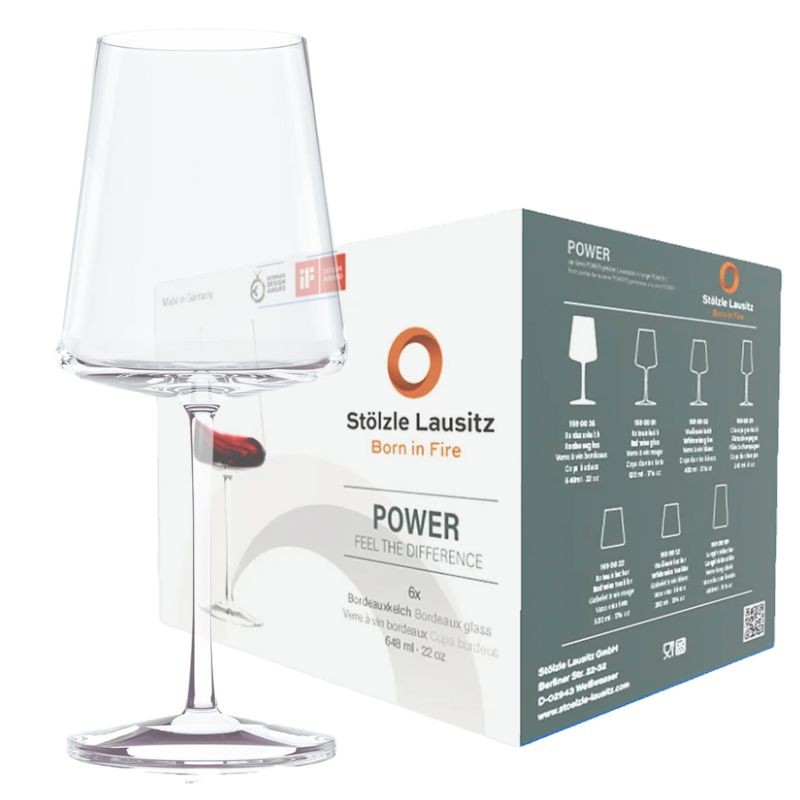 POWER (Crystal) Bordeaux Wine glass [STÖLZLE] 648ml