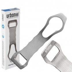 ERGO 2-in-1 Bottle Opener [UrbanBAR] - Magnetic 18/0 Stainless Steel Speed Opener