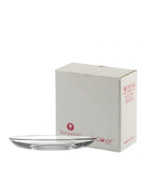 Plato de VIDRIO 11,5 Ø [BORGONOVO] para Taza Espresso