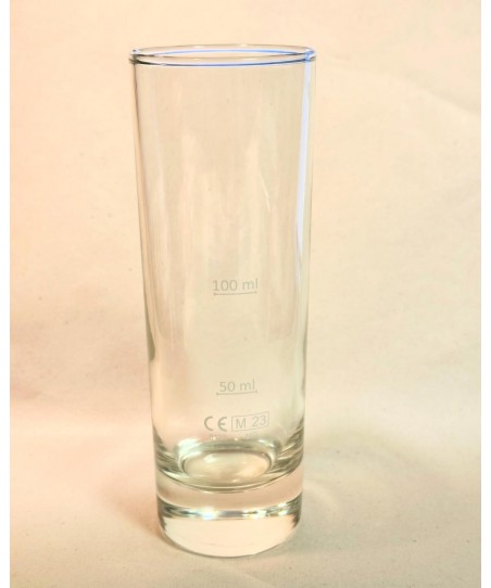 Medidor de Vidrio 50/100ml con Marcado CE - Medidor Profesional para Bar