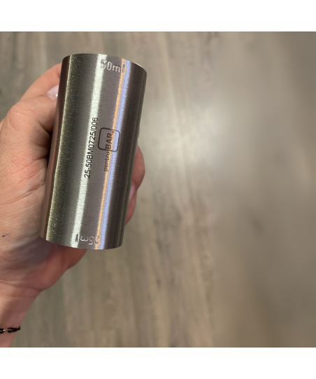 Jigger 25 /50ml with CONFORMITY MARK (APPROVED) - Metal Volume Measure