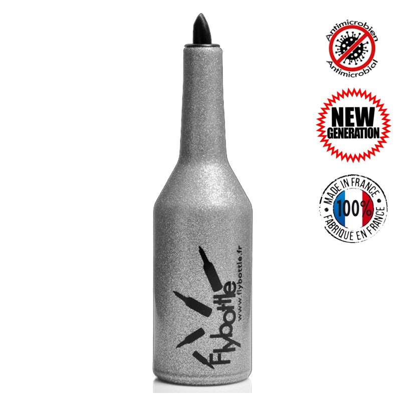 Flair Bottle PRO DISCO (Medium) [FLYBOTTLE ] Silver