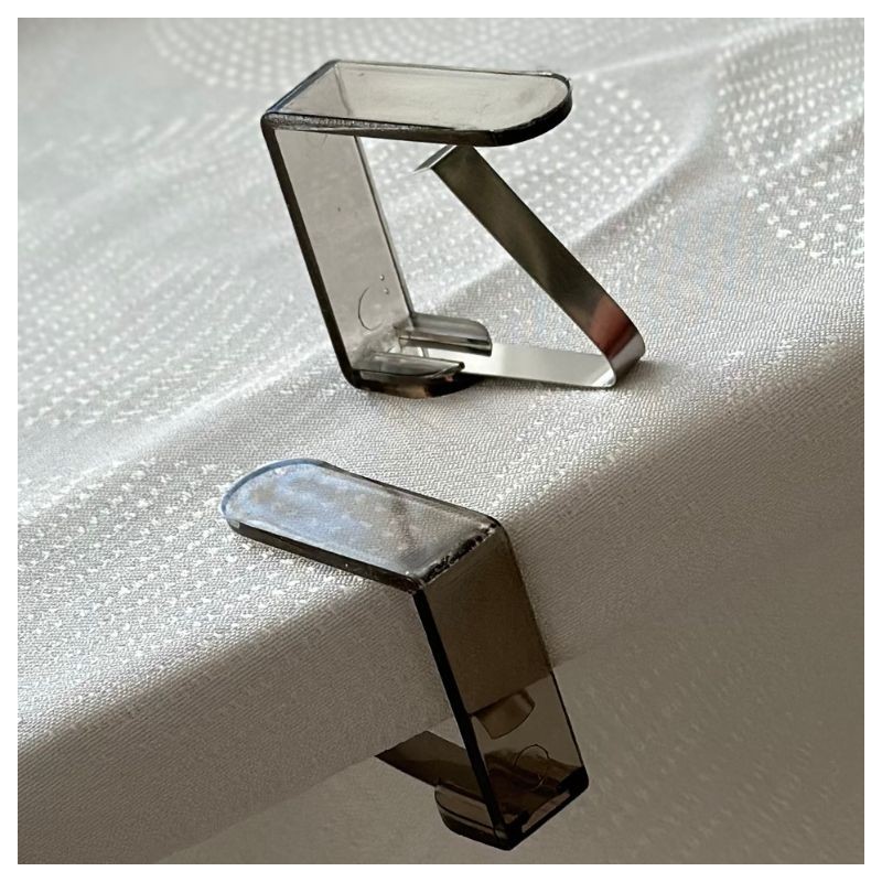Abrazaderas / Pinzas para Mantel (¡juego de 4pzas!)