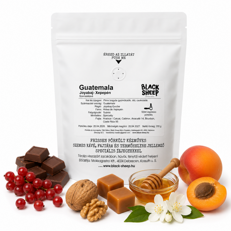 GUATEMALA FINCA JOYABAJ XEPEPEN [BLACK SHEEP] Café en Grano 200g