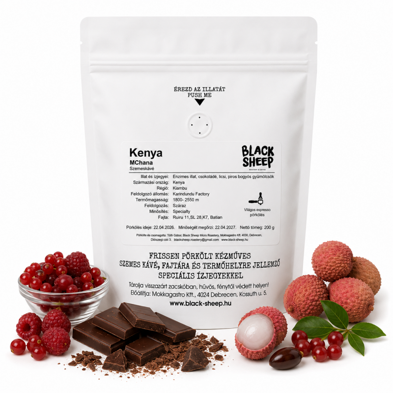 KENYA MCHANA [BLACK SHEEP] Café en Grano 200g