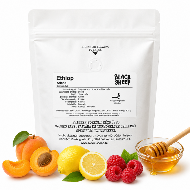 ETHIOPIA ARICHA [BLACK SHEEP] Café en Grano 200g