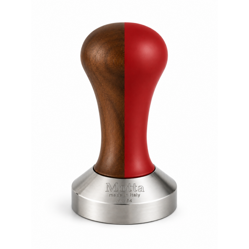 Prensador Café 54mm con Mango de Madera [MOTTA] Coffee Tamper