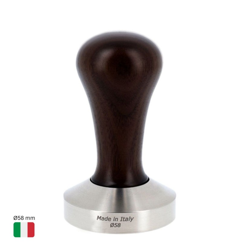 Tamper Café Ø58 mm [MOTTA] con Mango de Madera NEGRO