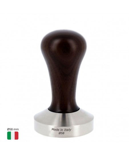 Tamper Café Ø58 mm [MOTTA] con Mango de Madera NEGRO
