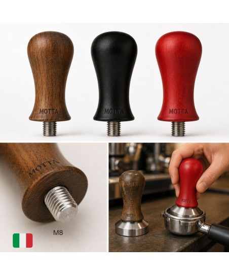 Mango de MADERA para Tamper [MOTTA] Diferentes Colores