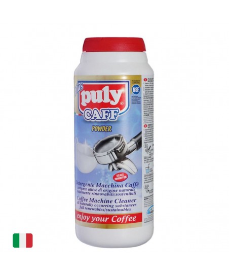 Detergente en Polvo [PULY] CAFF Plus 900g para Limpieza Profesional de Máquinas Espresso