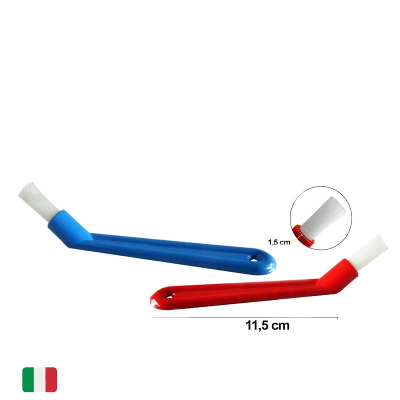 Cepillo BARISTA (AZUL / ROJO) [MOTTA] para la Limpieza del Grupo de la Máquina de Espresso