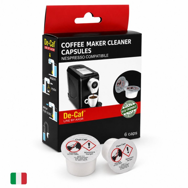 Cápsulas de Limpieza (Set de 6) para Máquinas Compatibles con Nespresso®