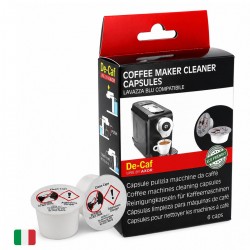 Cleaning Capsules (Set of 6.) for LAVAZZA BLUE Compatible Coffee Machines