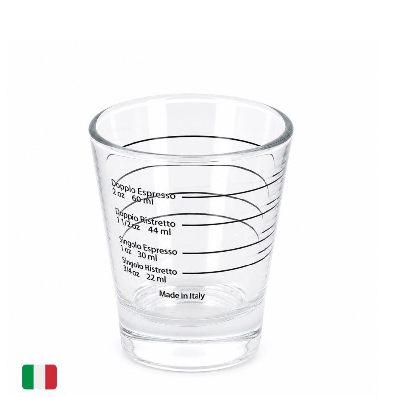 Vaso Barista Shot Graduado para Calibración de Espresso