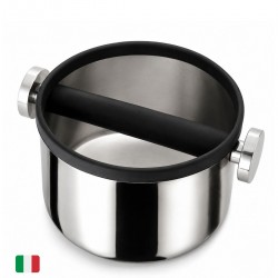Professional ROUND Knock Box [MOTTA] with Anti-Shock Base