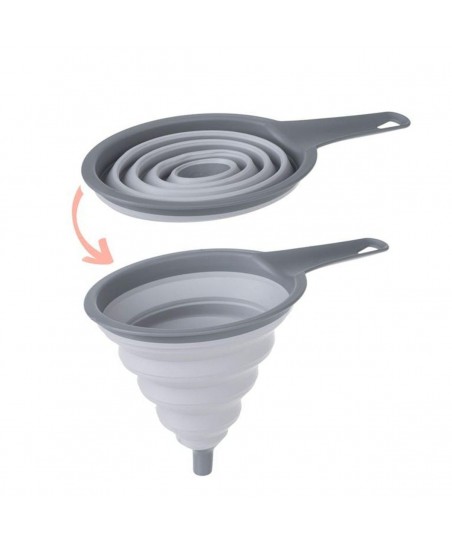 TELESCOPIC COLLAPSIBLE Funnel with Handle
